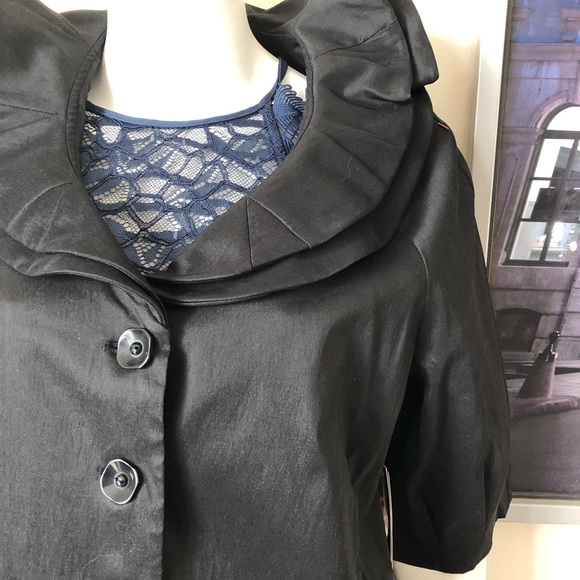 NWT SAMUEL DONG COCKTAIL COAT WATER RESISTANT EVENING LUXURY NEVER WORN - Picture 5 of 17